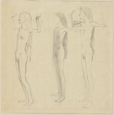 Gün için Çalışma (Gerçek) by Ferdinand Hodler