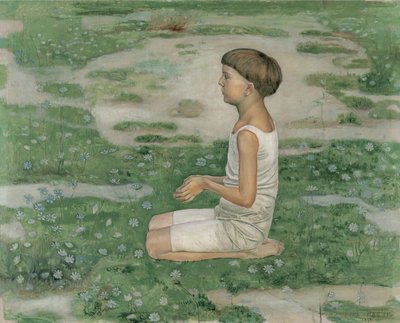 Hayranlık II, 1894. by Ferdinand Hodler