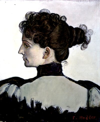 Sanatçının Karısı (tuval üzerine yağlı boya) by Ferdinand Hodler