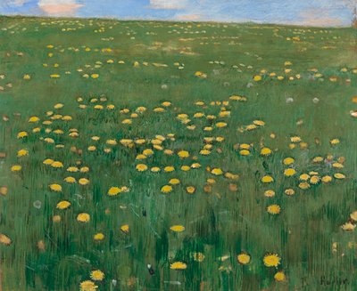 Çiçek Çayırı, yaklaşık 1901. by Ferdinand Hodler