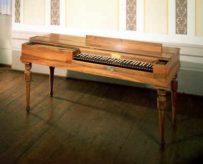 Clavichord, bir zamanlar Franz Joseph Haydn'a aitti (1732-1809) by Ferdinand Hofmann