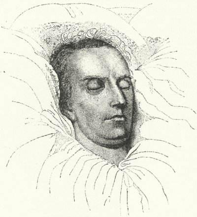 Alman şair ve oyun yazarı Friedrich Schiller ölüm döşeğinde by Ferdinand Jagemann