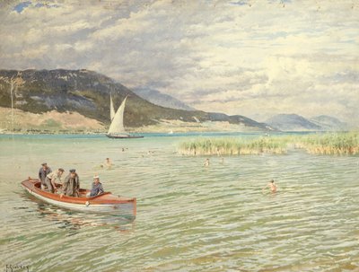 Gölde (tuval üzerine yağlı boya) by Ferdinand Joseph Gueldry
