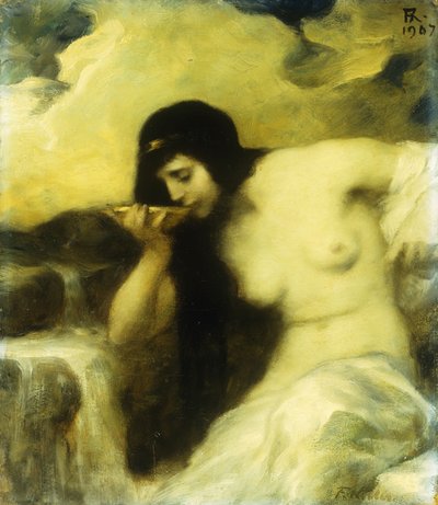 İlkbaharda İçen Bir Peri, 1907 by Ferdinand Keller