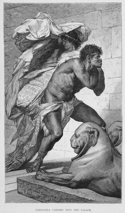 Kleopatra Saraya Taşındı, 19. Yüzyıl by Ferdinand Keller