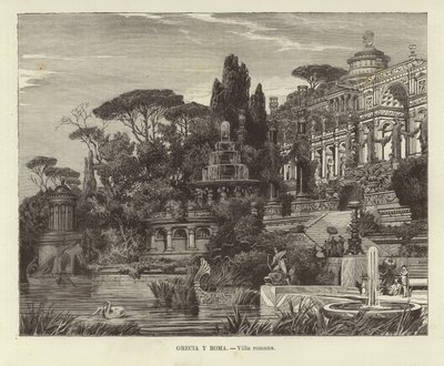 Yunanistan ve Roma - Roma villası by Ferdinand Knab