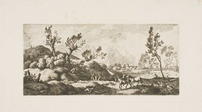 Manzara - Atlı Çocuk by Ferdinand Kobell