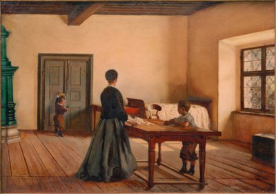 sanatçının yatak odası by Ferdinand Mallitsch