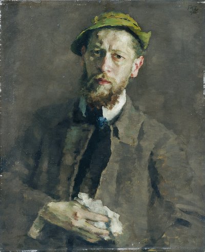 kendi kendine portre by Ferdinand Matthias Zerlacher