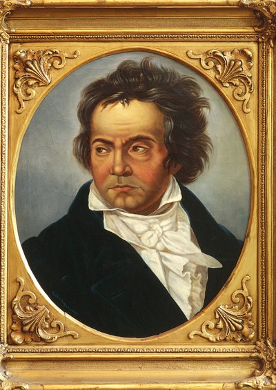 Ludwig van Beethoven'ın Portresi (Bonn by Ferdinand Schimon