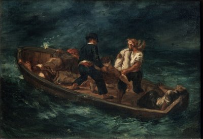 Bir Gemi Enkazından Sonra, 1847 by Ferdinand Victor Eugene Delacroix