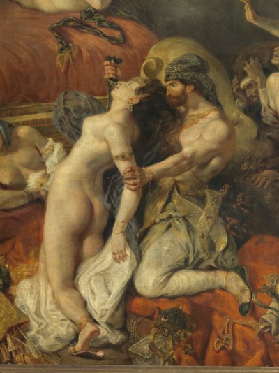 Detay: Sardanapale'nin Ölümü by Ferdinand Victor Eugene Delacroix
