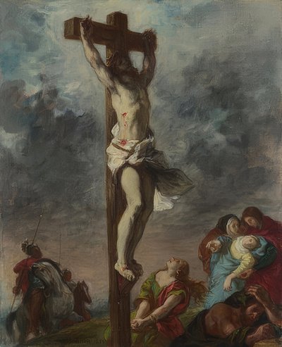 Çarmıha germe. 1853 by Ferdinand Victor Eugene Delacroix