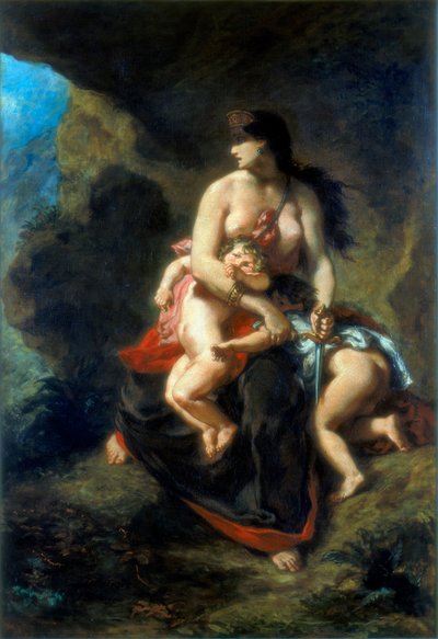 Medea, 1862 by Ferdinand Victor Eugene Delacroix