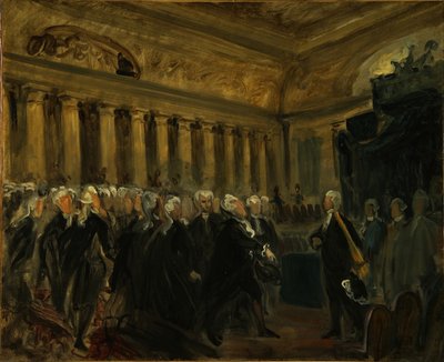 Mirabeau, Dreux-Brézé Sketch Marquis ile Yüzleşir, 1831 by Ferdinand Victor Eugene Delacroix