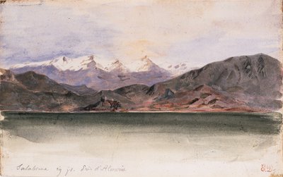 Salabrena'da İspanya Sahili by Ferdinand Victor Eugene Delacroix