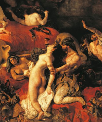 Sardanapalus'un Ölümü by Ferdinand Victor Eugene Delacroix