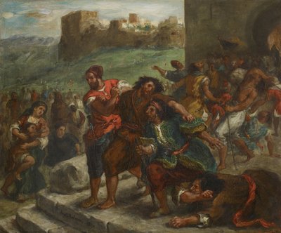 Tanca Bağnazları, 1857 by Ferdinand Victor Eugene Delacroix