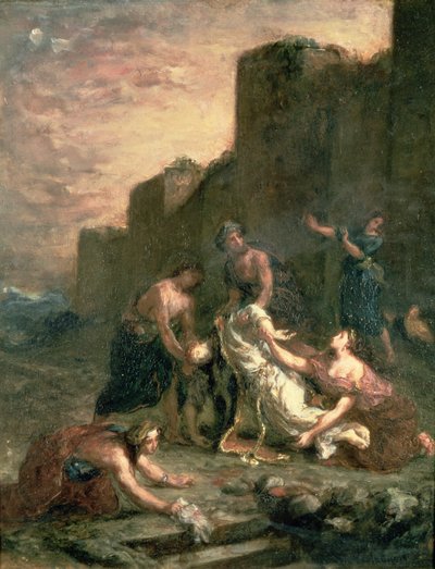 Aziz Stephen Şehitliği, 1860 by Ferdinand Victor Eugene Delacroix