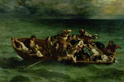 Don Juan'ın Gemi Enkazı by Ferdinand Victor Eugene Delacroix