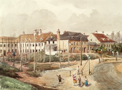 Banliyö şantiyesi by Ferdinand Weckbrodt