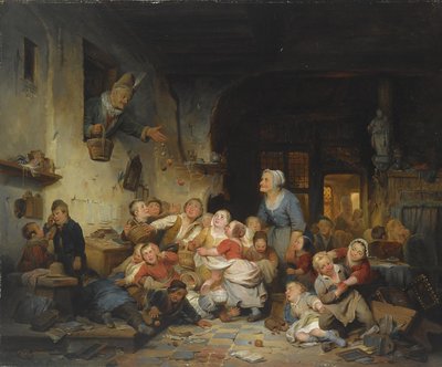 Köy Okulu by Ferdinand de Braekeleer the Elder
