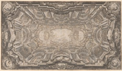 Büyük Bir İllüzyonist Tavan by Ferdinando Galli Bibiena