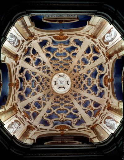 Barok Sanat: Ferdinando Maria Galli dit Ferdinando Galli da Bibiena (1657-1743) Sabbioneta İtalya tarafından Assunta decoree Kilisesi