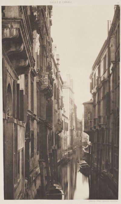 Albrizzi Kanalı by Ferdinando Ongania