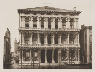 Rezzonico Sarayı by Ferdinando Ongania