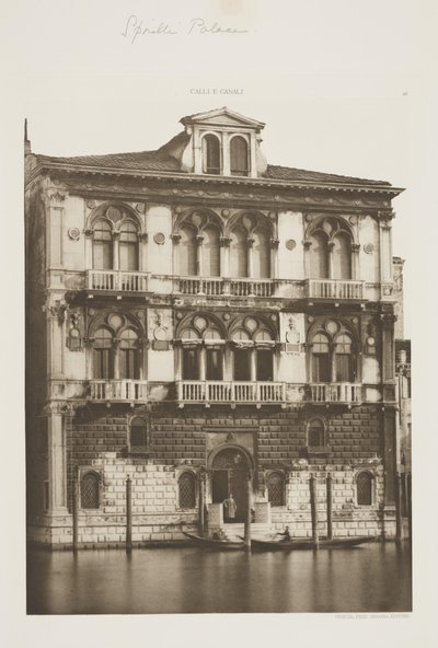 Spinelli Sarayı by Ferdinando Ongania
