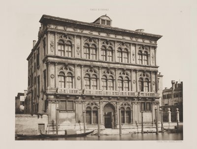 Vendramin Sarayı by Ferdinando Ongania