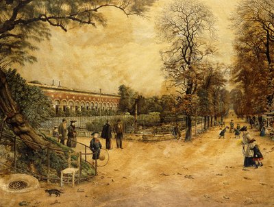 Lüksemburg Bahçeleri, Paris, 1904 by Fernand Auguste Besnier