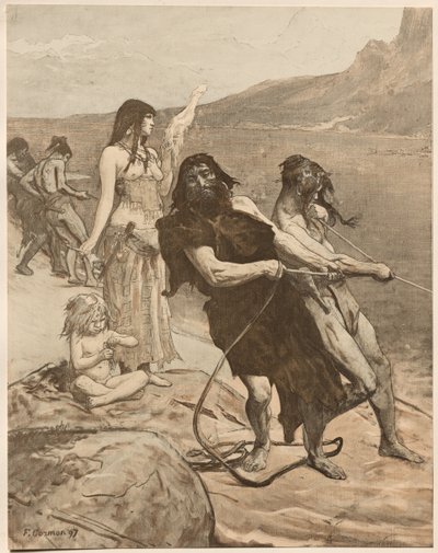 Göl Şehri, 1897. by Fernand Cormon