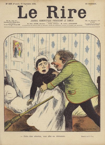 Le Rire için İllüstrasyon by Fernand Fau