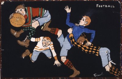 Futbol, 20. yüzyılın başları (resim) by Fernand Fernel