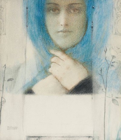 Akasma, c. 1914. by Fernand Khnopff