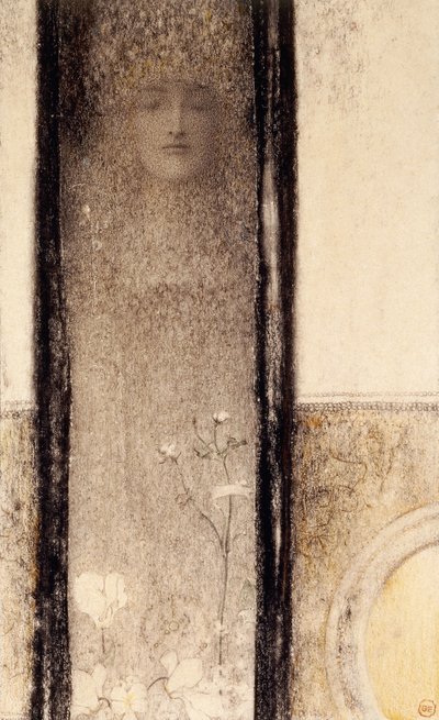 Gizemli Kadın, c.1909 by Fernand Khnopff