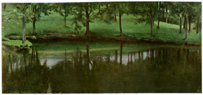 LEtang De Menil, 1898. by Fernand Khnopff