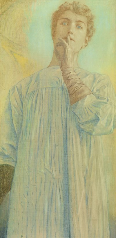Sessizlik, 1890. by Fernand Khnopff