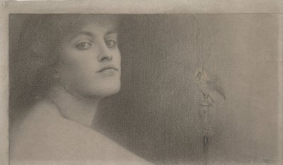 lOffrande Teklifi Çalışması, 1891 by Fernand Khnopff