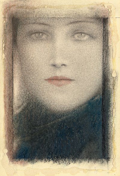 Bir Kadının Başı, c.1910 by Fernand Khnopff