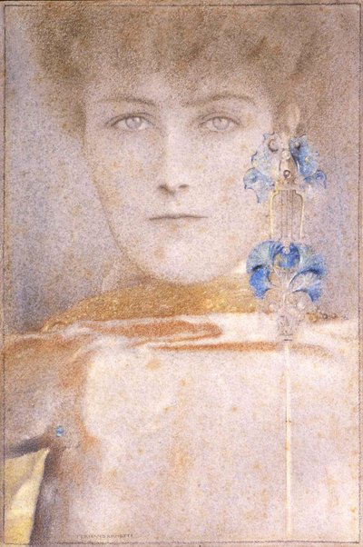 beyaz maske by Fernand Khnopff