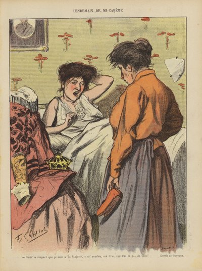 Le Rire için İllüstrasyon by Fernand Louis Gottlob