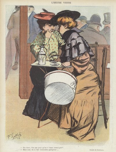 Le Rire için İllüstrasyon by Fernand Louis Gottlob
