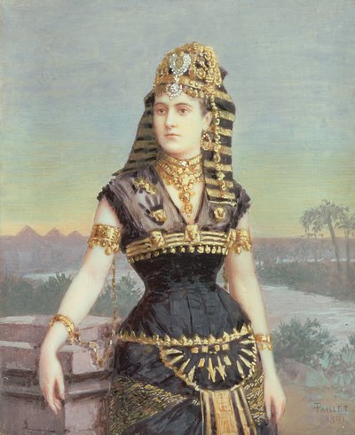 Lady Paget (Bayan Arthur Henry Paget) 1891 by Fernand Paillet