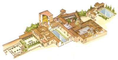 Alhambra, Granada, İspanya. Kraliyet sarayları by Fernando Aznar Cenamor