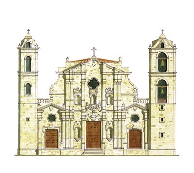 Havana Katedrali. Küba by Fernando Aznar Cenamor