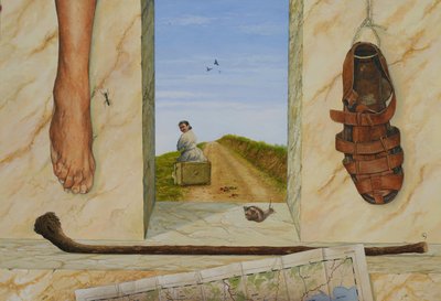 çıplak ayaklı adama saygı duruşu by Fernando Aznar Cenamor
