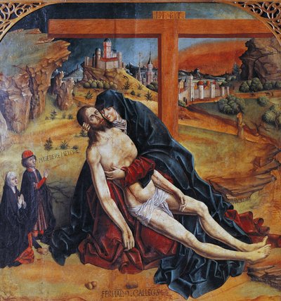 Pieta by Fernando Gallego